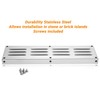 Skyflame Stainless Steel Venting Panel for Masonry Fire Pits and