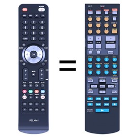 PZL New RAV250 WC55280 Replacement Remote Control for Yamaha Audio System RXV650 RXV557 RXV550 RXDV550 RAV252 RAV255 RAV251 RAV258 RXV657