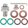 Dsnaduo M12.1-1.5 x 15mm Oversize Piggyback Oil Drain Plug, Stainless
