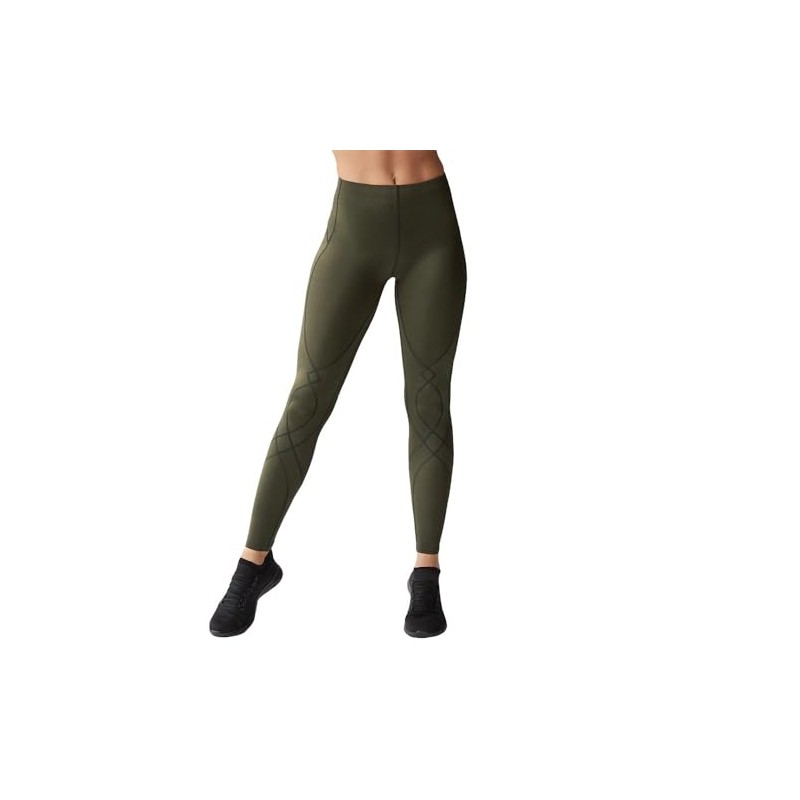 CW-X Women's Stabilyx Joint Support Compression Tight, Forest Night, Medium