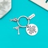 Ximalun Hairdresser Gifts Keyring Make A Difference Keyring Hair Stylist