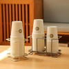 Disposable Paper Cup Holder, 7oz-9oz Cup Dispenser Metal Coffee Cup