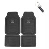 Ram New 5pc RAM Car Truck Suv Front Back Rubber