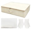 Wedding Dress Storage Box, Wedding Dress Preservation Box with 40