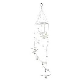 Gartenmobilé / Gartenspiel mit Glocken, Spiralform