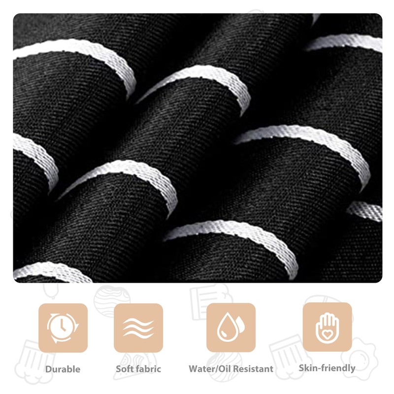 VALOME 2 Pack Kitchen Aprons, Apron for Cooking with 2