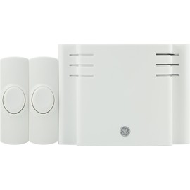 GE 19297 Battery Operated 8 Melody Door Chime with 2 Push Buttons (3 Pack)