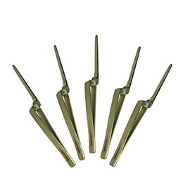 5PCS Dental Articulating Paper Holder - Pliers Straight Holding Stainless Steel Tweezers Hold Firmly The Articulating Paper Forceps Dental Suitable for Dentist Students