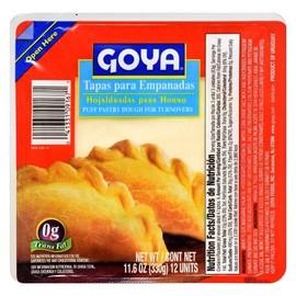 Goya Tapa Empanada Dough Shell, 11.6 Ounce -- 16 per case.