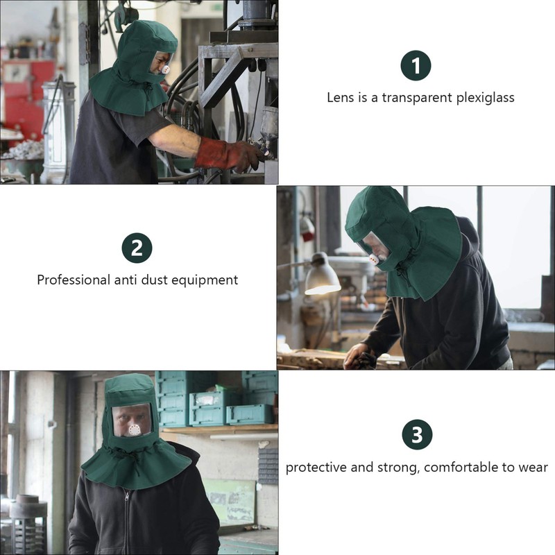 UKCOCO Sand Blasting Hood- Abrasive Sandblasting Tool With Hood Canvas
