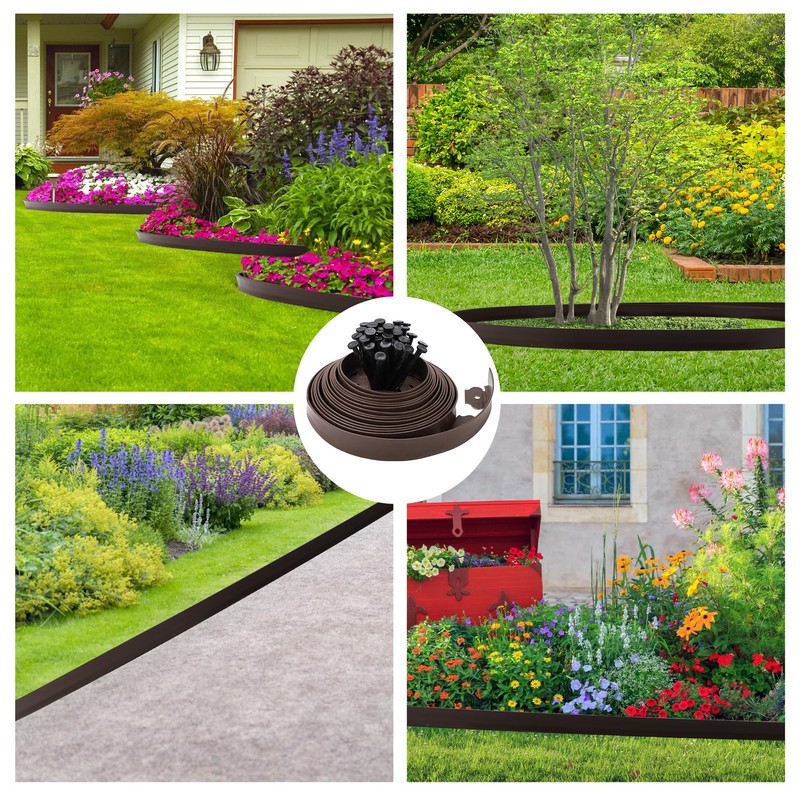 2" x 33FT Landscape Edging Kit, Garden Edging Coil Comes
