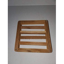 Jim's Orchid Supplies Teak Wood Flat Slatted Mounting Plaque. Orchid Plant/Staghorn Fern Mounts. (1,8 inch X 8 inch X 1.5 inch Thick)