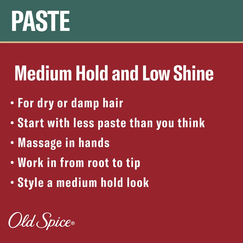Old Spice Hair Styling Paste for Men, 63 G, 63