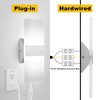 GOODATE Plug in Wall Sconces with Stepless Adjustable 3000K-6500K Colors