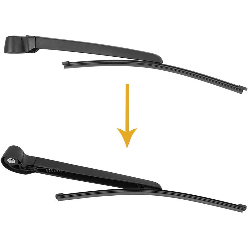 MACHSWON Rear Wiper Arm Set Black 320mm 13" Fits Q5