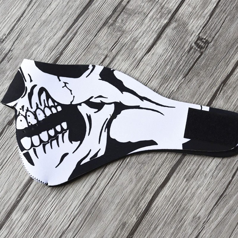 CHROME CRANE MK007 Men's Face Guard, Skull, Sports Design, Cold