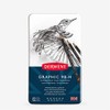 DERWENT Pencil, Graphite, Set of 12, Soft, Tin, R34201