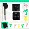 Huquary 50 LED 25ft Tropical Beach Hawaiian Solar String Lights
