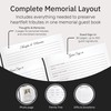 UCO Memory Book for Funeral, 23 x 18 cm, Leather