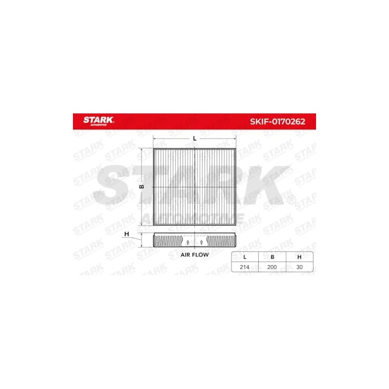 STARK SKIF-0170262 Filter Interior Air
