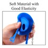 2 Pack Universal Toilet Flapper with POM Chain, Rubber Flush