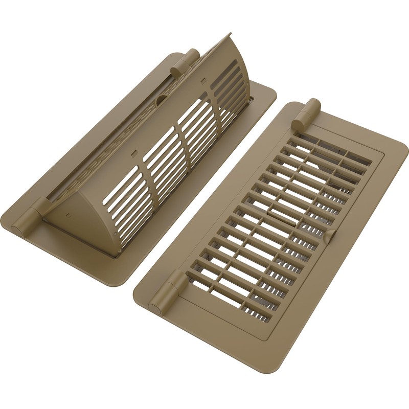 Floor Vent Cover 2 Pack, Heat Air Vent Deflectors for