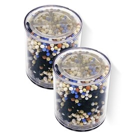 AOERUOW 2-Pack Replacement Shower Filter Cartridge Compatible with Hammerhead Shower Head,Water Softener Filter for Hard Water Reduce Chlorine and Harmful Substances