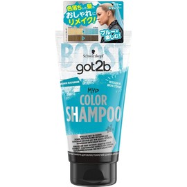 Schwarzkopf Got2b Color Shampoo, Blue (faded hair, stylish hair makeover, keep hair color, pastel color too), Hair Color