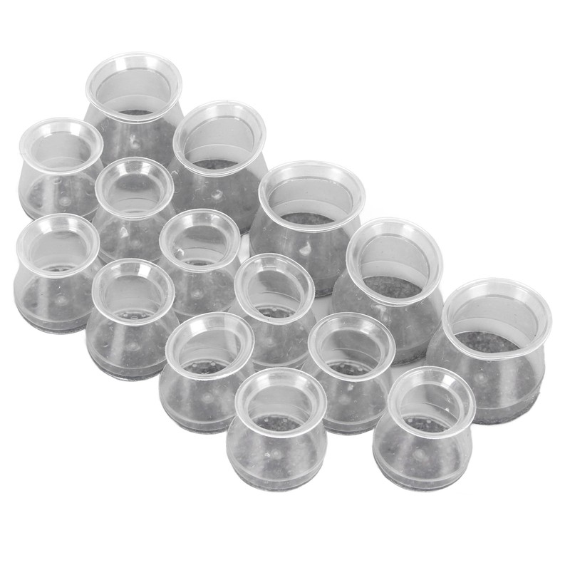 15pcs Chair Leg Protectors Silicone Felt Bottom Chair Leg Covers