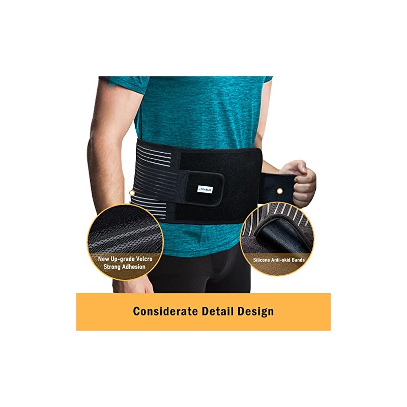 DARLIS Back Brace - Back Support Belt with Removable Inflatable