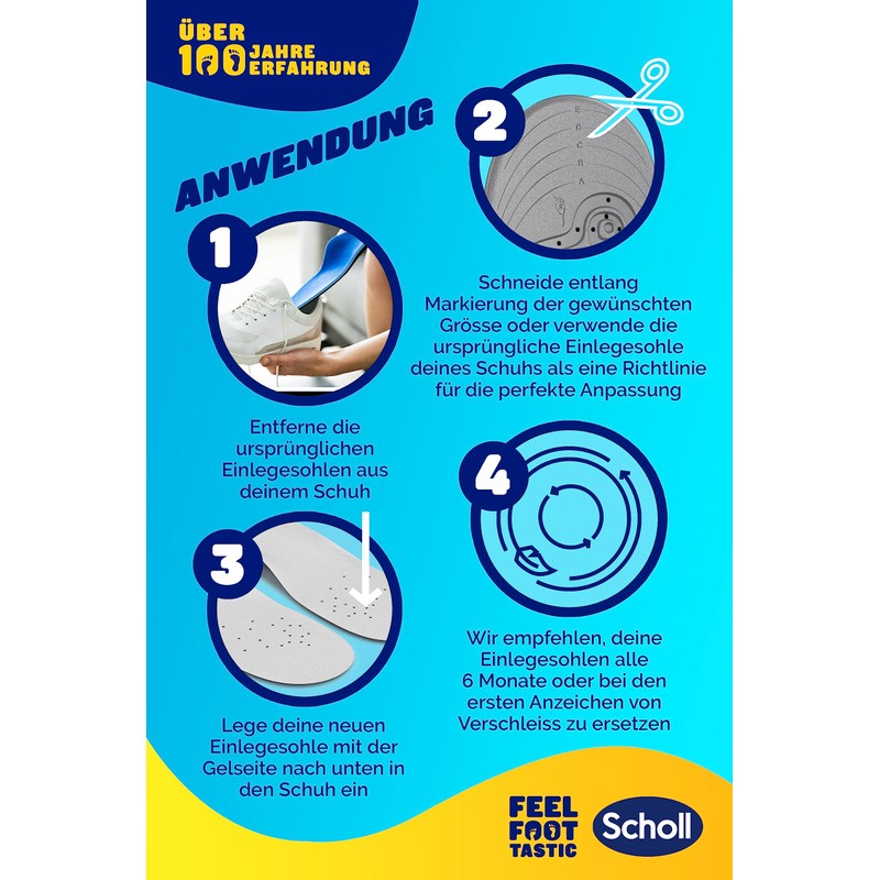 Scholl GelActiv Work Insoles