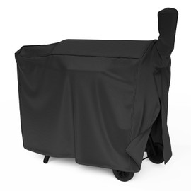 NUPICK ZGC-02B Grill Cover for Z Grills Pellet Grill, 600D Heavy Duty Grill Cover for Z Grills 700 Series, Compatible with ZPG-450A, 550B, 550B2, 550C Smoker