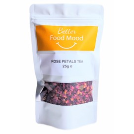 Better Food Mood Rose Petals Loose Leaf Tea 50g | No Caffeine | Calming Herbal Tea - Beautiful Scent