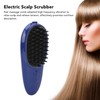 Electric Scalp Massager Brush Vibration Red Blue LED Fatigue Relief