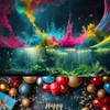 Cave Aquarium Background Underwater Cave with Light Beam Tranquil Stream
