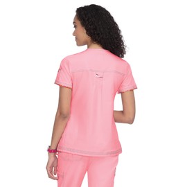 KOI Stretch 1059 Georgia Top Sweet Pink 2XL