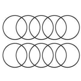 sourcing map Pack of 10 O-Rings Sealing Rings 50 mm x 53.6 mm x 1.8 mm Metric Nitrile Rubber Sealing Rubber Ring Nitrile Rubber Seal for Pool Pump Quick Coupling Transfer Adapter