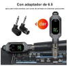 Sistema Inalámbrico De Micrófono Transmisor Receptor Uhf Dsp