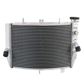 KUUHLERSAT Aluminum Racing Radiator fit for 2004-2005 Suzuki GSXR600 GSXR750 GSXR 600 750 04 05, 1 Row Motorcycle Radiators