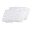 Washcloth Bundle, White- 100% Cotton: Soft and Breathable Material That’s