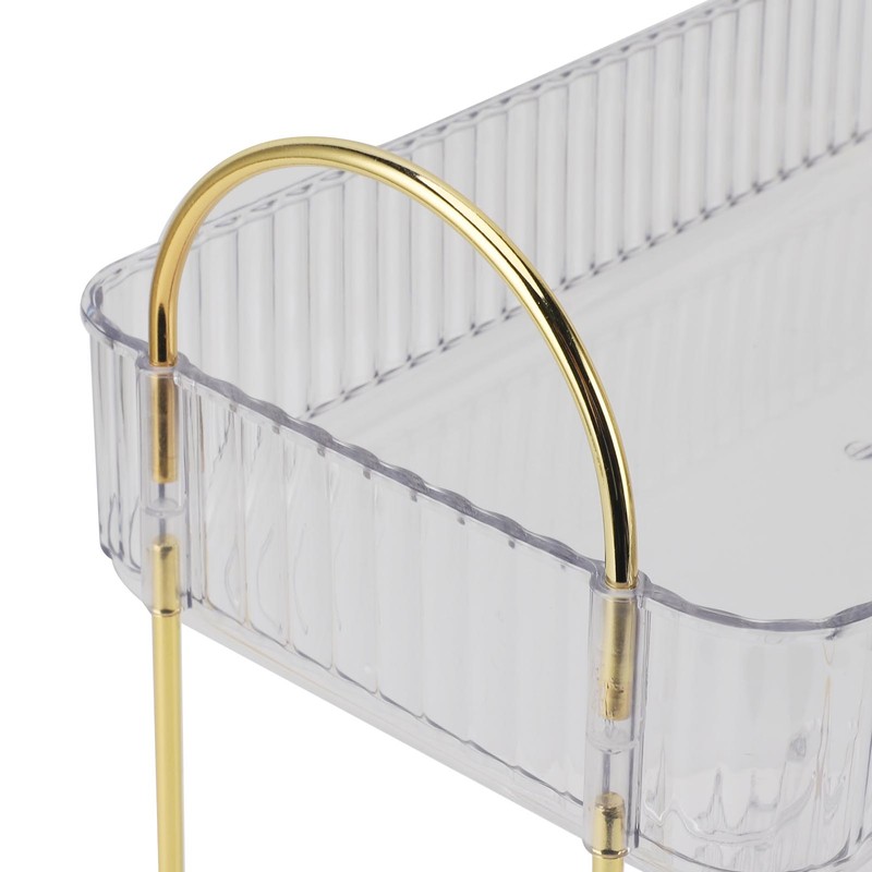 Double Layer Makeup Stand Modern Light Luxury 2 Tier Makeup