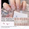 3D Nagelsticker, 2 Blatt 5D Stereoskopisch Selbstklebend Nail Art Sticker