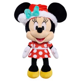 Just Play Disney100 Years of Wonder Minnie Mouse Large Holiday Plush Stuffed Animal, Kids Toys for Ages 2 Up by Just Play
