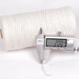 MAOQIAN 328ft Butchers Cotton Twine String 2mm Cooking Twine Food Safe for Bakers, Meat and Roasting, Gift Wrapping, Crafting & Knitting