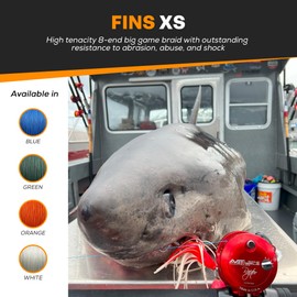 Fins Spectra - Sedal de Pesca Extra Suave de 500 Yardas, Naranja Coral (Coral Orange), 18 k