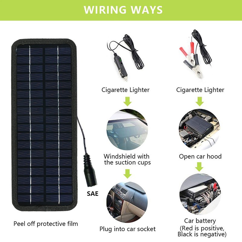 Portable Monocrystalline PET Solar Panel 20W 22 Percent Efficiency Solar