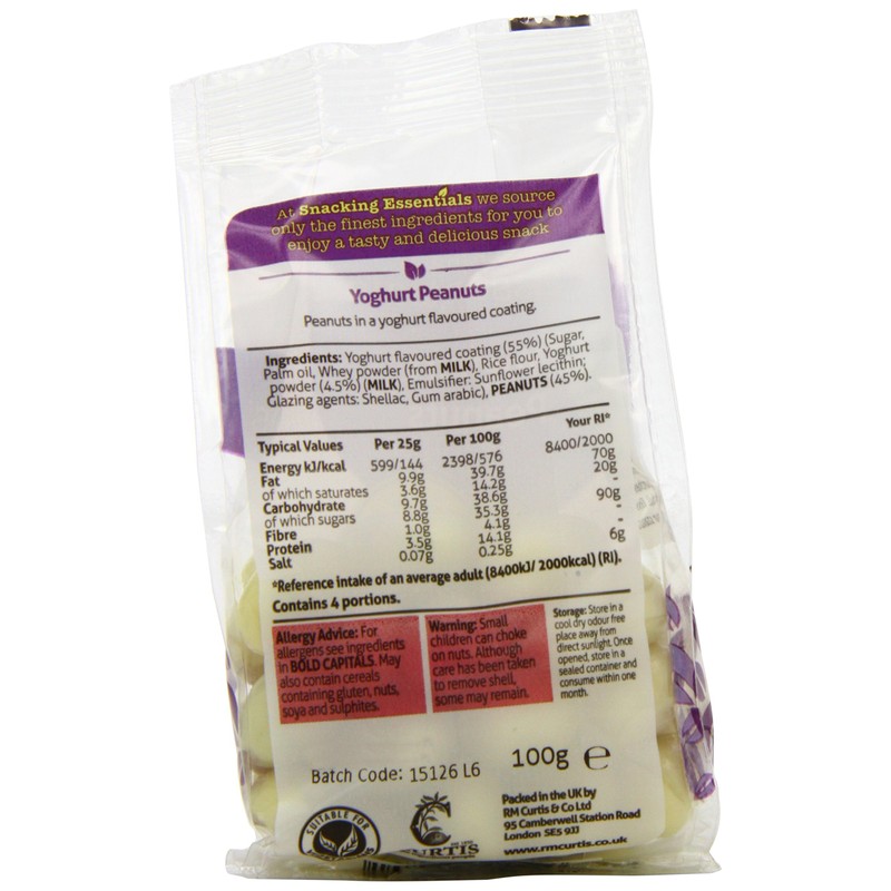 Snacking Essential Yogurt Coated Peanuts 100 g