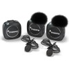 MAONO Wireless Microphone, Wireless Microphone, 2.4 GHz, Wireless Pin Microphone