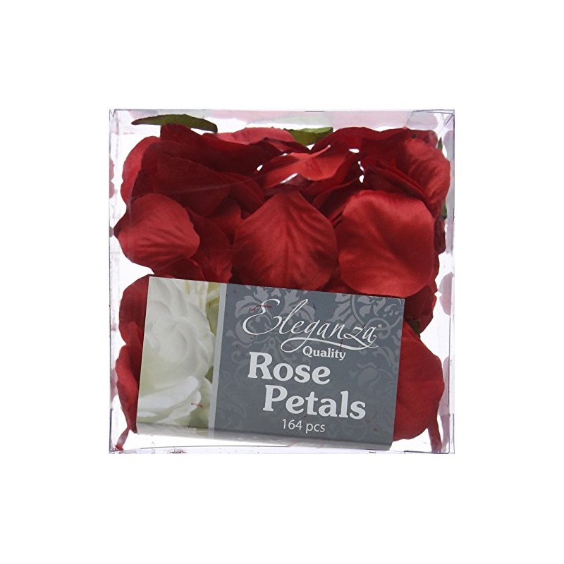 Eleganza Rose Petals Red x 164pcs, Polyester, 10x10x4 cm