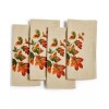 Bardwil Linens Harvest Thanksgiving / Fall Napkins Set of 4